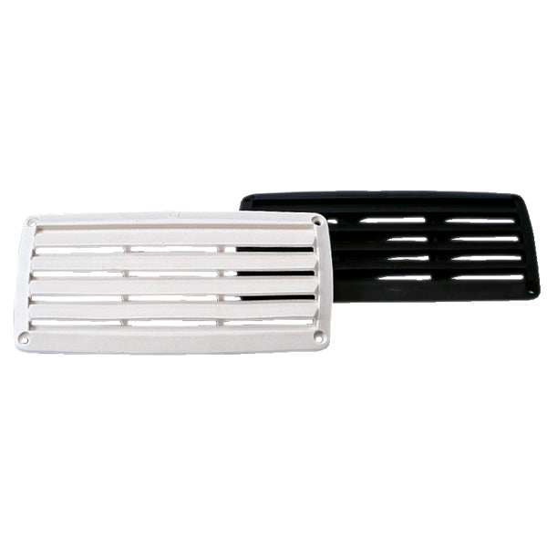 Roca, Ventilgaller, Svart, 200x100mm, 12mm PVC