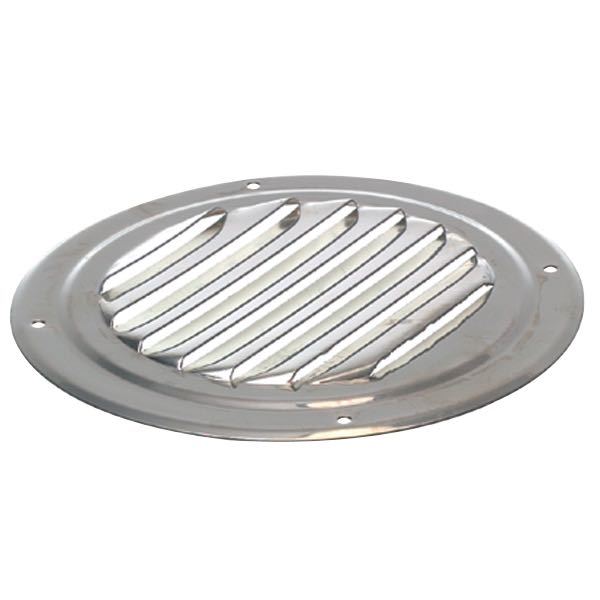 SeaTec, ventilationsgaller Ø125mm, fast, polerat rostfritt stål
