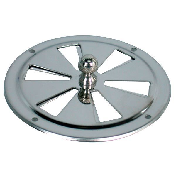 SeaTec, ventilationsgaller, Ø100mm, Butterfly, polerat rostfritt stål