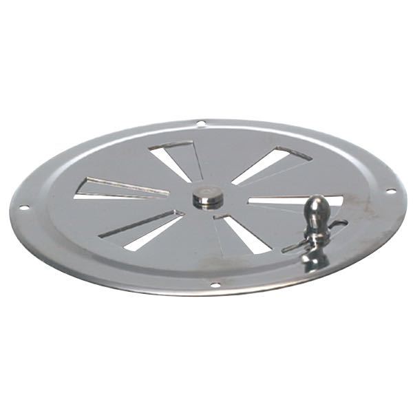 SeaTec, Ventilationsgaller, Ø125mm, Fjärilsgaller, Polerat rostfritt stål