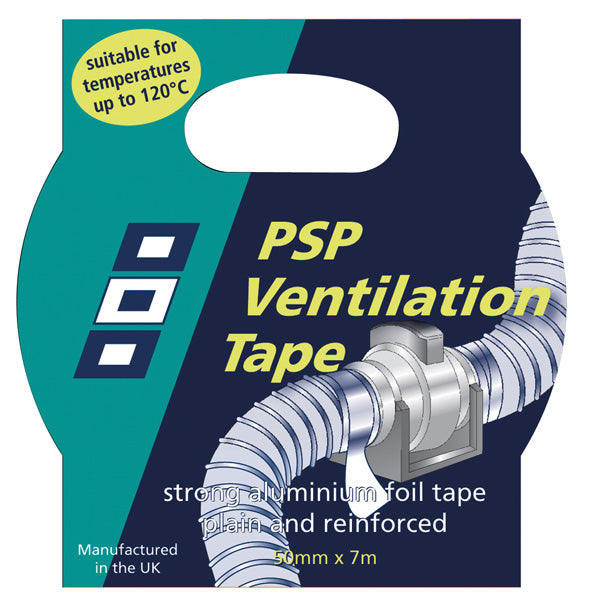 PSP, Ventilationsband av förstärkt aluminium, 50 mm x 7 m