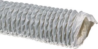 SeaTec, Flexibel kanalslang Ø100 mm, 10m, grå, stålspiral, -25ºC till +125ºC