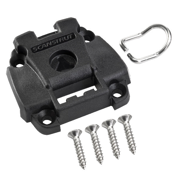 ROKK, Monteringsbas för skruvar, Svart, 10 cm x 10 cm x 2 cm