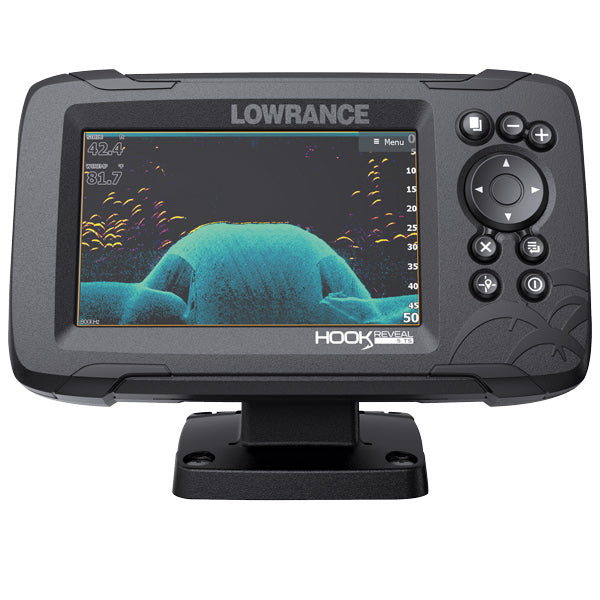 Lowrance, HOOK Reveal Tripleshot, 7", ekolod med SideScan- och DownScan-bildåtergivning