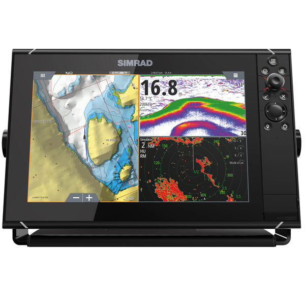 Simrad, NSS EVO3S Navigation, 16", SolarMAX™ HD, med ekolod, GPS/GLONASS och GoFree™ Wi-Fi