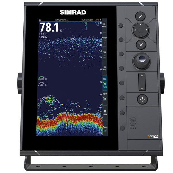 Simrad, S2009 CHIRP Sonar, 9" display, hög upplösning, IPX7