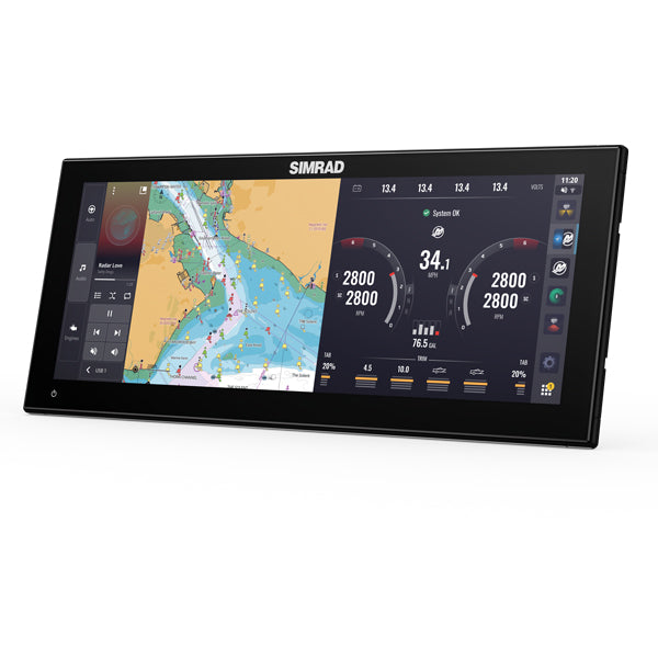 Simrad, NSX 3015 Ultra Wide, 15" med 3-i-1-givare, Active Imaging™