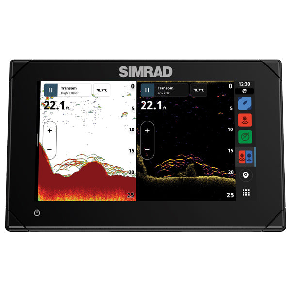 Simrad, NSX 3007 pekskärm utan givare, SolarMAX™ IPS, högupplösta bilder, C-MAP® DISCOVER X™ och REVEAL X™