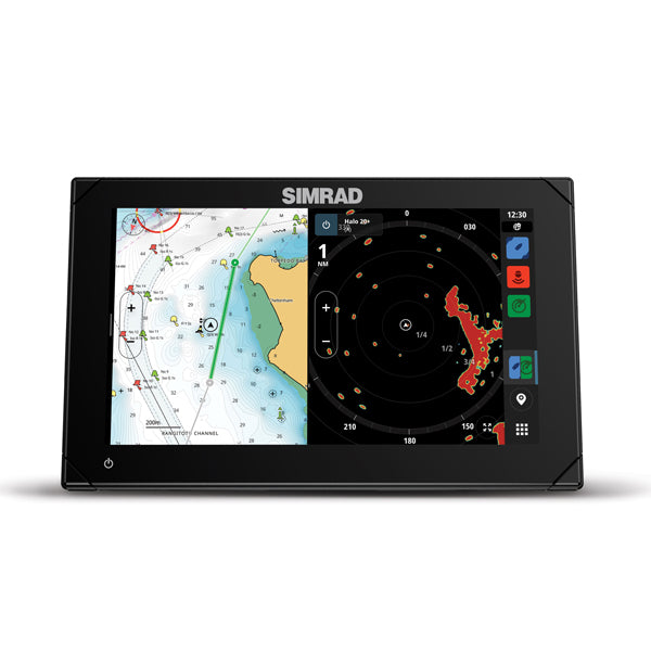Simrad, NSX 3009, Active Imaging 3-i-1 höftgivare, SolarMAX™ IPS-pekskärm