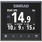 Simrad IS42 display 4.1" monteret på en båd, tydelig skærm med informationer