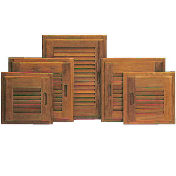 Roca, Spjälldörr Teak, Höger, 28x28 cm