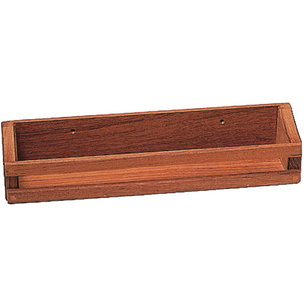 Roca, hylla i teak, Elegant förvaring, 330 mm x 80 mm x 60 mm