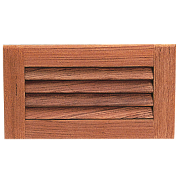 Roca, Ventilationsgaller, Teak, 16x20,5 cm, Handgjord, Silkesmatt, Elegant