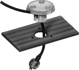 Glomex, RA140 VHF-kabelgenomföring, Nylon, För 1-2 kablar, Max Ø 6 mm