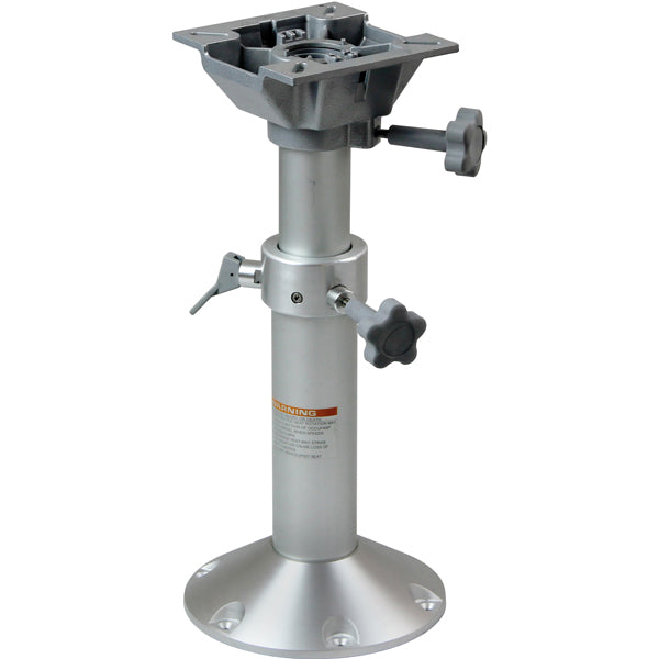 ESM, Justerbar stolskonsol 2⅜" - Anodiserad aluminium, Höjdj- och sänkbar 43-63 cm, Svängbar Ø 60 mm