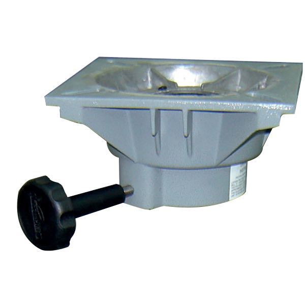 ESM, Toppfot med svivel, Aluminium, Ø 60 mm