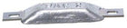 BAC Bera 10 zink anode set forfra med monteringshuller