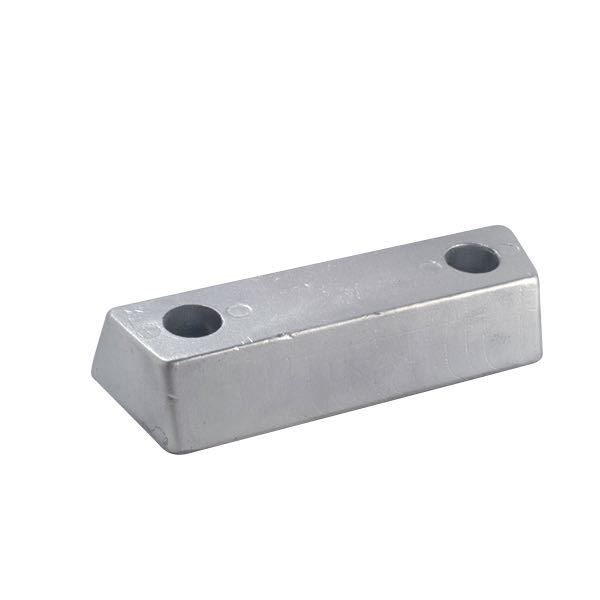 Tecnoseal, Aq-drive Anode, Zink, Passar Volvo Drive 290 Duo Prop, 0,76 kg, 132 mm x 46 mm x 25 mm, 86 mm hålavstånd