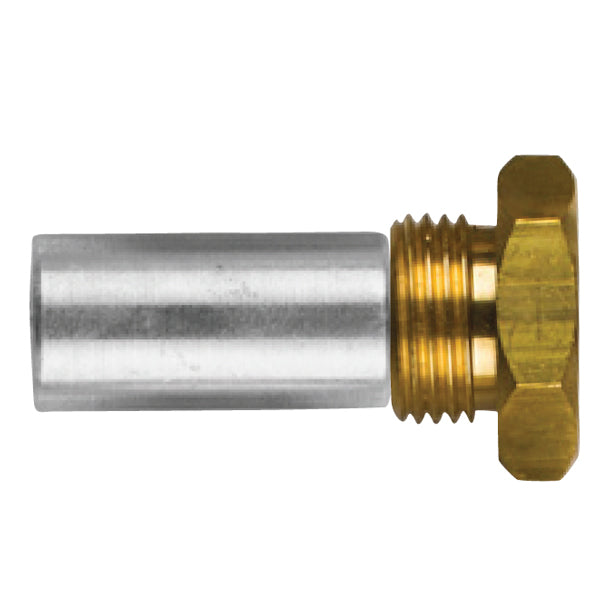 Tecnoseal, Motorzinkstav med mässingsplugg för Lombardini, 30xØ15mm, Originalnr. 90802840