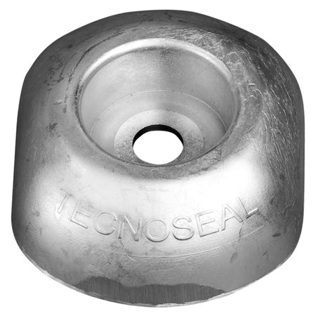 Detalje af Tecnoseal zink anode, vist oppefra