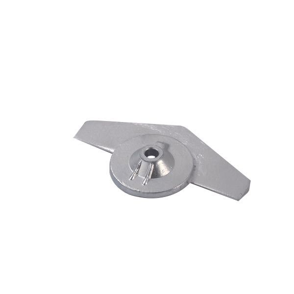 Tecnoseal, zinkanod Yamaha 9,9 & 25 hk, originalnr 6E8-45251-02, 101 mm x 60 mm, Ø 7 mm, 0,15 kg