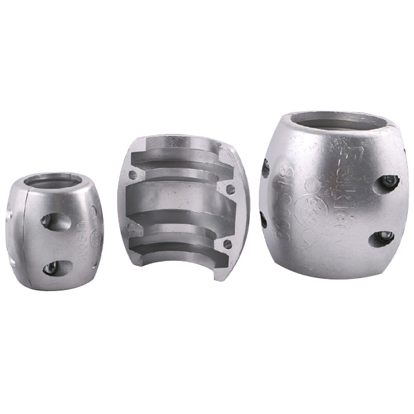 1852, Zink Axelanod, Ø 128 mm, H 107 mm, 80 mm axel, 2-4 hål