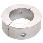 Zink Gori ringanode med tre blade til båd, set fra siden.