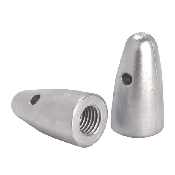 1852, Zinkmutter för Volvo propelleraxel Ø35-40mm, 80 mm hög, 873413