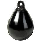 Dan-Fender Jordbær B40 sort fender i størrelse Ø330mm set fra siden