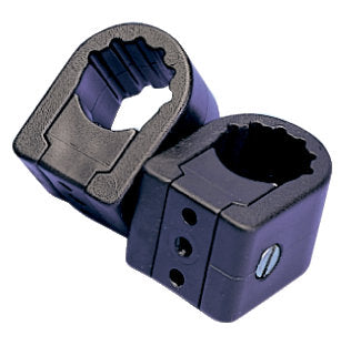 SeaTec, Pulpitmontering UCIX-1, Dubbelmontering, 25 mm, Svart, 2 st