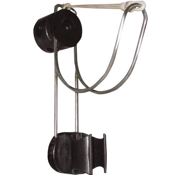 Lalizas, Hållare för livboj och nödljus, Rostfritt stål, Passar räcken Ø 18-25 mm