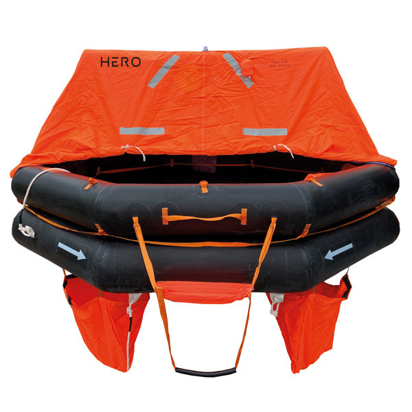 Hero, Redningsflåde YACHT, kompakt, 16 personer, SOLAS A, 1050x690x440mm