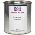 Liqui Moly, 1 kg fedt til batteripoler, set fra siden med fokus på emballagen