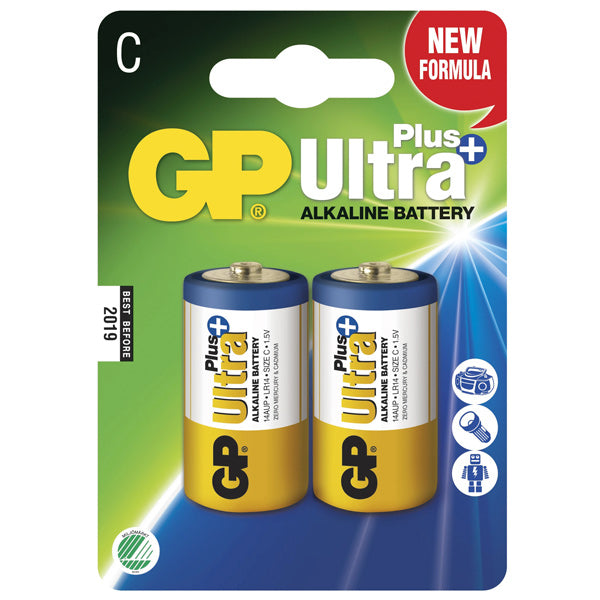 Batteri LR14 1,5V 2 st