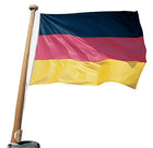 Adela bådflag med Tyskland design, måler 90x54 cm, hængende på båd