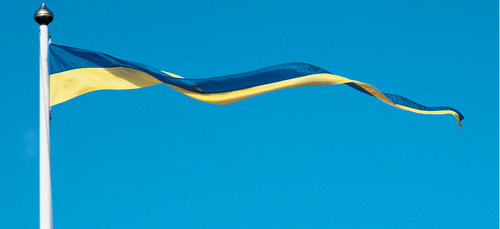 Adela, Vimpel Sverige, 50 cm x 600 cm, Hållbart tyg