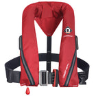 Crewsaver Crewfit 165N Sport Harness i rød farve på en båd.