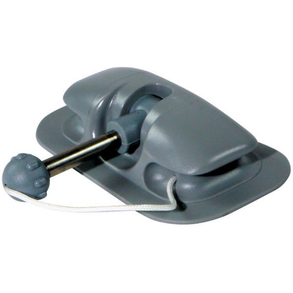 SeaTec, Åregaffel PVC med integrerad pollare, Ø 150 x 95 mm, Grå - RAL 7035