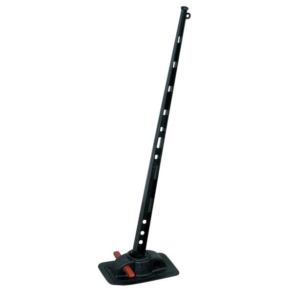 SeaTec, Flagghållare i PVC, Grå, 90 x 130 mm, RAL 7035