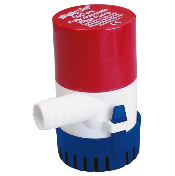 Rule, 500 GPH automatisk länspump, 12V, 2,5 A, 1 892 L/T