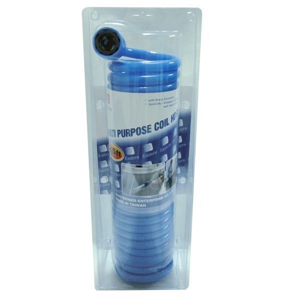 SeaTec, Spiral Spiral Coil Hose 7,6 meter med snabbkopplingar