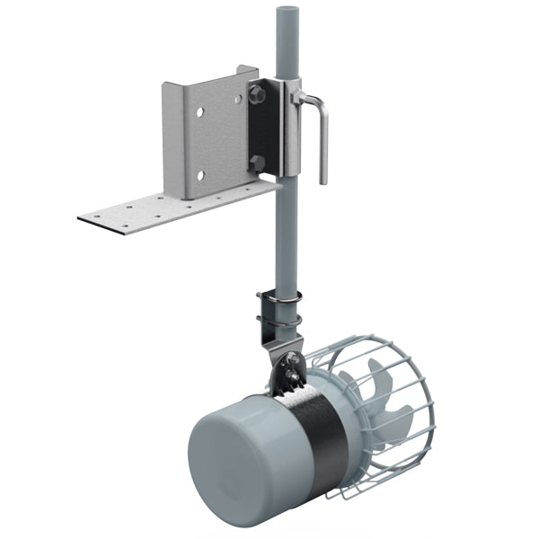 Kasco De-icer brofäste, Universellt monteringssystem, Komposit och galvaniserat järn