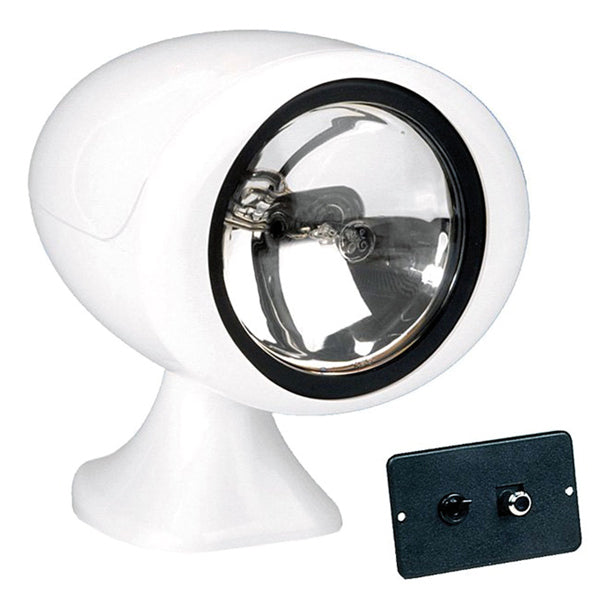 Jabsco, sökarljus 6,5", 12V, med kontrollpanel och 4,5 m kabel, 320° rotation och 75° lutning