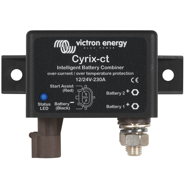 Victron, Cyrix-CT mikroprocessorrelä, 12/24V, 230A, nödstartsassistans