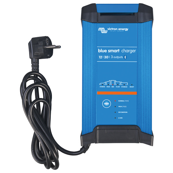 Victron, Blue Smart laddare med bluetooth, IP22, 12V / 30 Amp - 3 Batterigrupper
