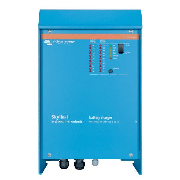 Victron, Skylla-i laddare 24V / 80 Amp (1+1), NMEA2000, kompatibel med litium- och blybatterier