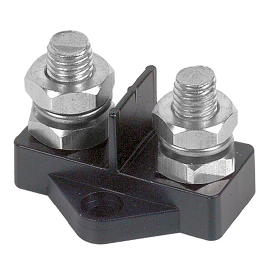 BEP, Dubbla elanslutningar, 2x10 mm, svart, utan kåpa