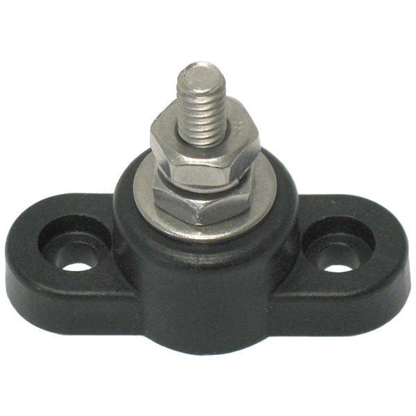 Oceanflex, enkel elanslutning, svart, max 150A / Ø6,4mm