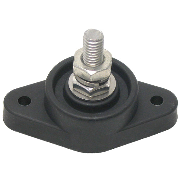 Oceanflex, enkel elanslutning, svart, max 240A / Ø9,5 mm