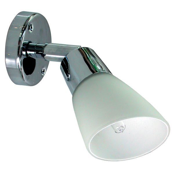 SeaTec, Kylningslykta LED 12V, 3W, Opal skärm, kromad sockel